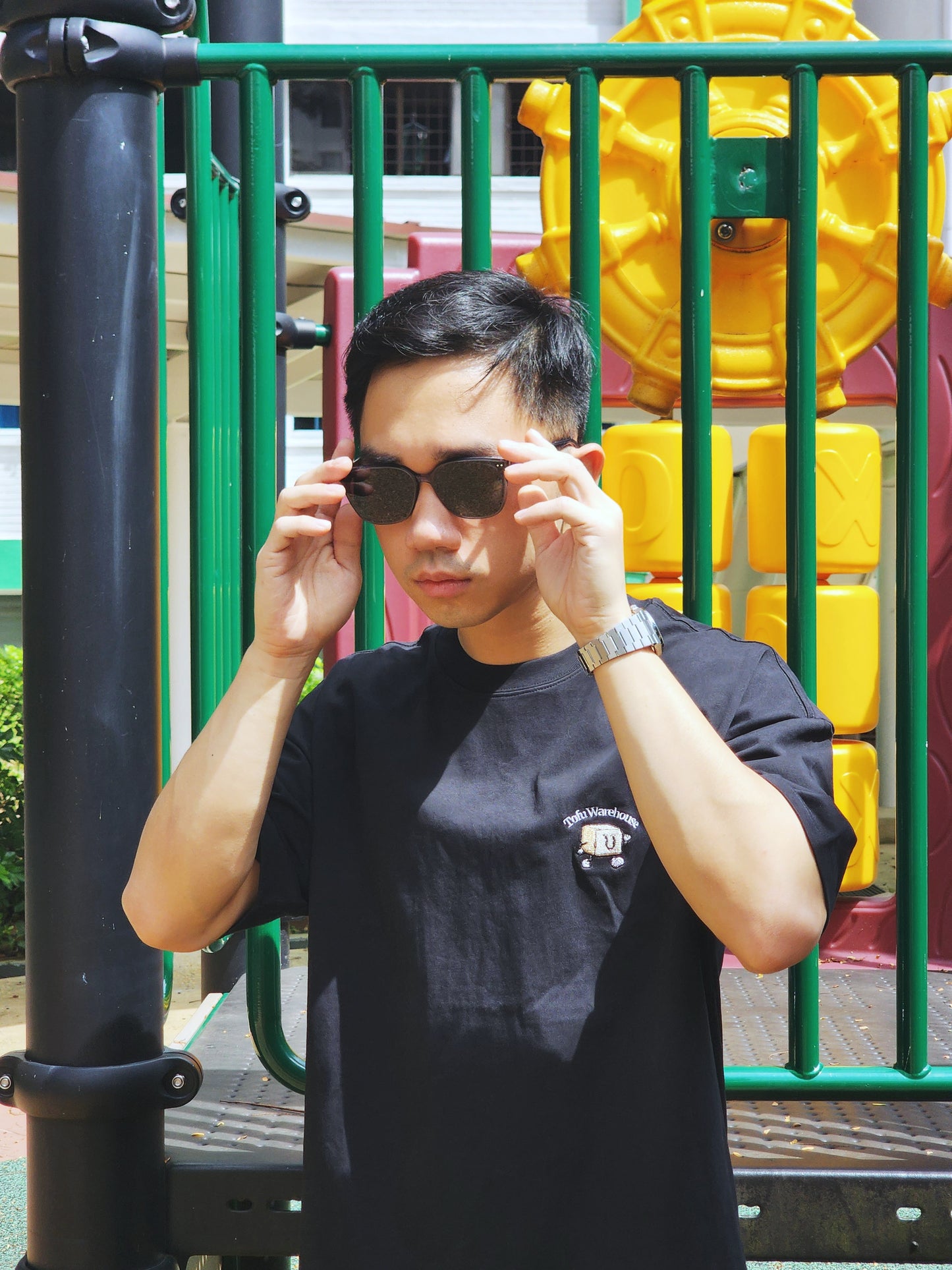 Tofu Essentials Oversized T-Shirt (Black)