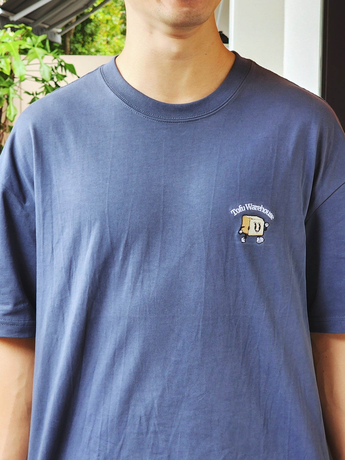 Tofu Essentials Oversized T-Shirt (Pastel Blue)