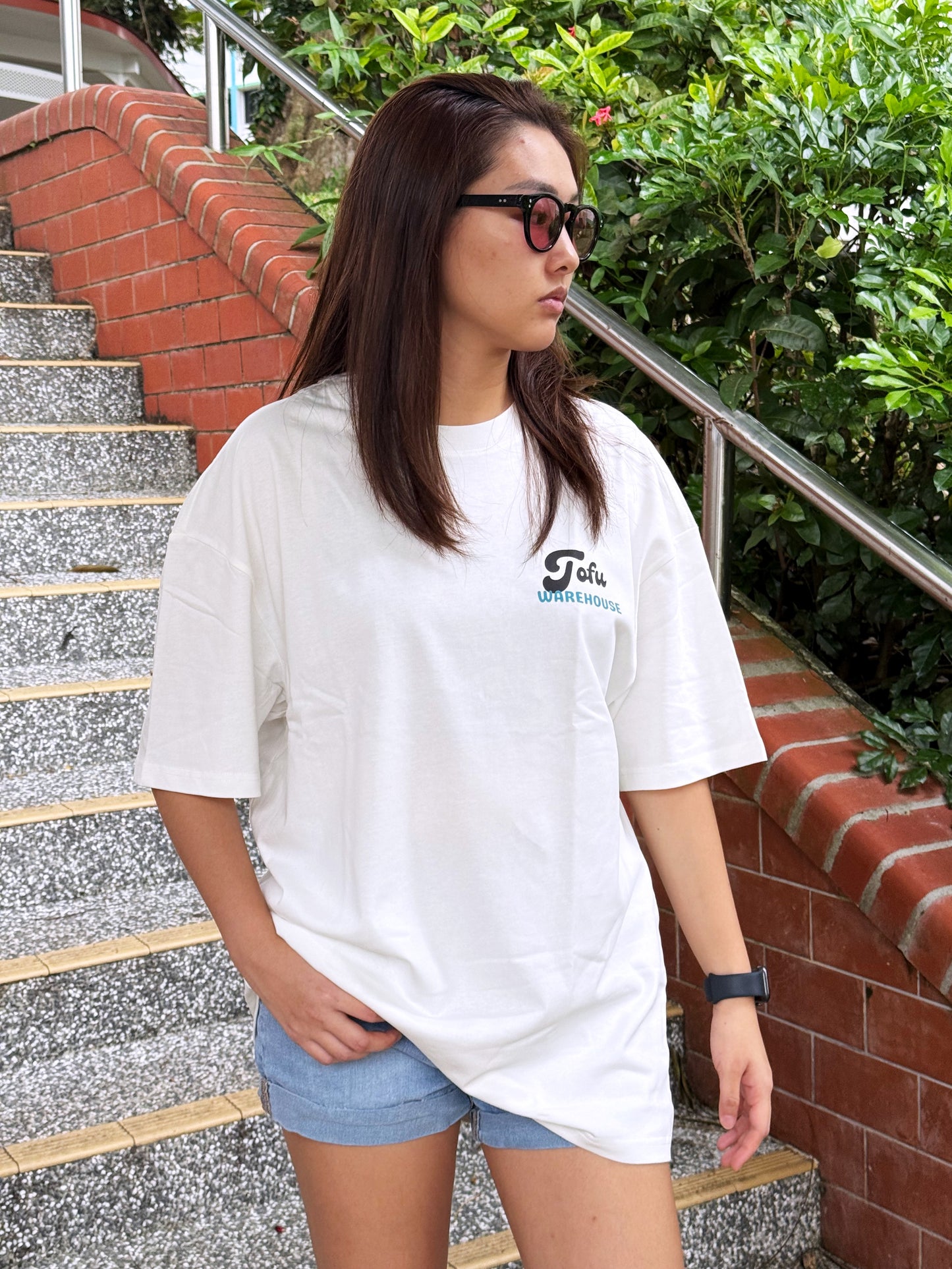 Destructive Doomscrolling Oversized T-Shirt (White)