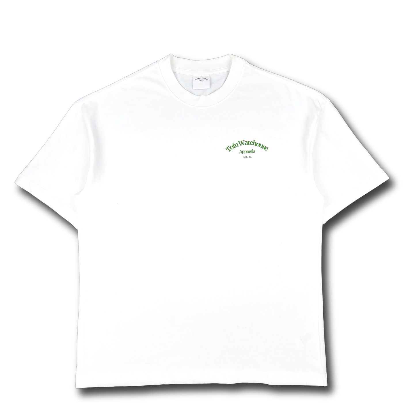 David Eats Tofu Oversized T-Shirt (White)