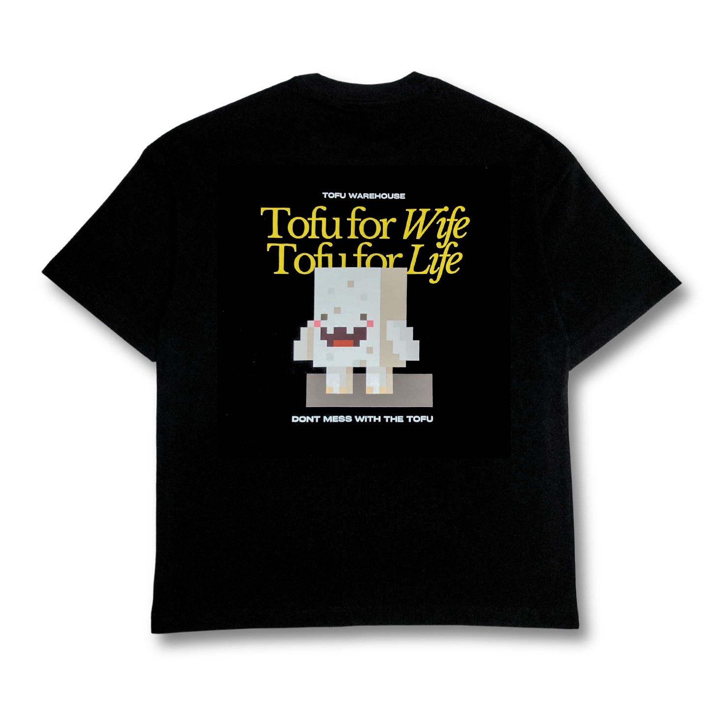 Tofu Wife Oversized T-Shirt (Black)