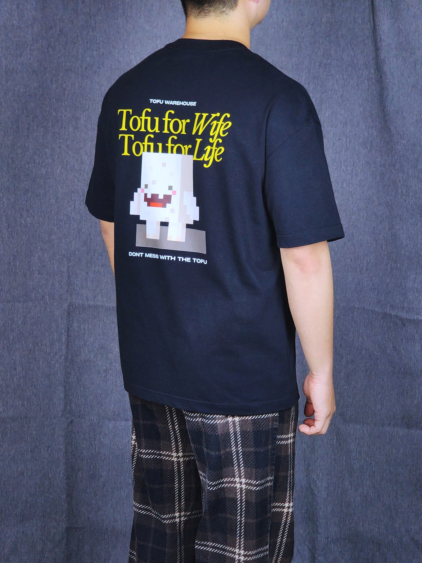 Tofu Wife Oversized T-Shirt (Black)